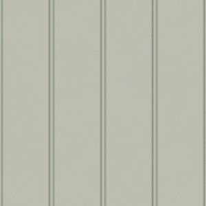 Sage Green Chalford Wood Panelling Wallpaper - Achieve a classic wood panel look effortlessly.