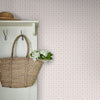 Kate Floral Delight - Coral Pink Wallpaper for Stylish Spaces.