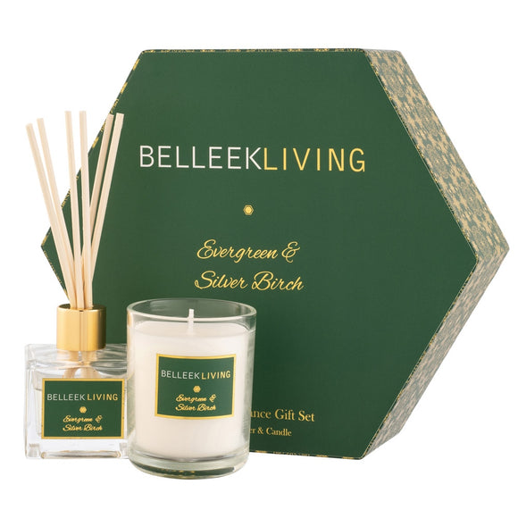 Evergreen and Rosemary Fragrance Candle.