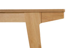 Superior strength oak table for lasting appeal.