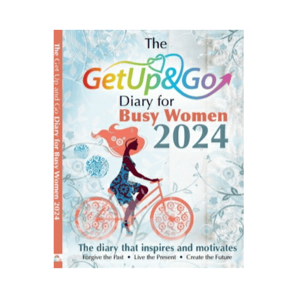 Stay organized and inspired with 'The Get Up and Go Diary for Busy Women 2024.