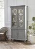 Traditional charm meets functionality in this display cabinet.
