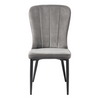 Contemporary dining chair in velvet