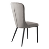 Stylish kitchen chair with velvet upholstery