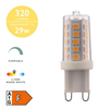 LED G9 light bulb with a compact design, perfect for various lighting fixtures.