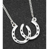 Equilibrium Horseshoes Silver Necklace