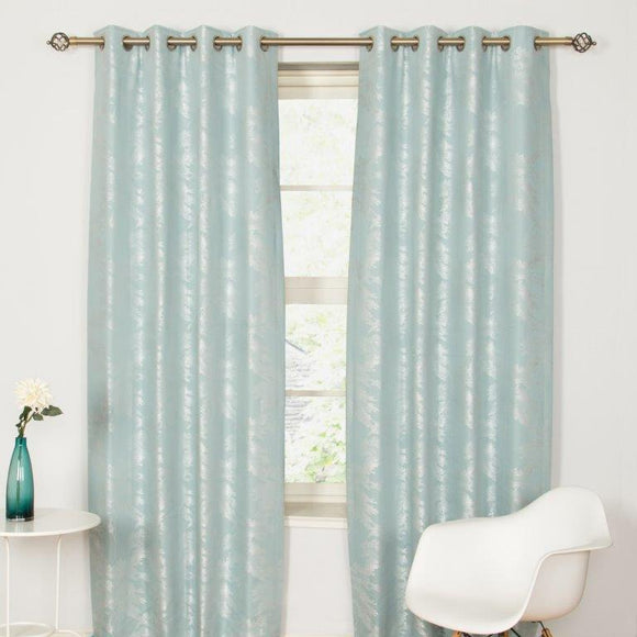 Pinewood Curtains Aqua
