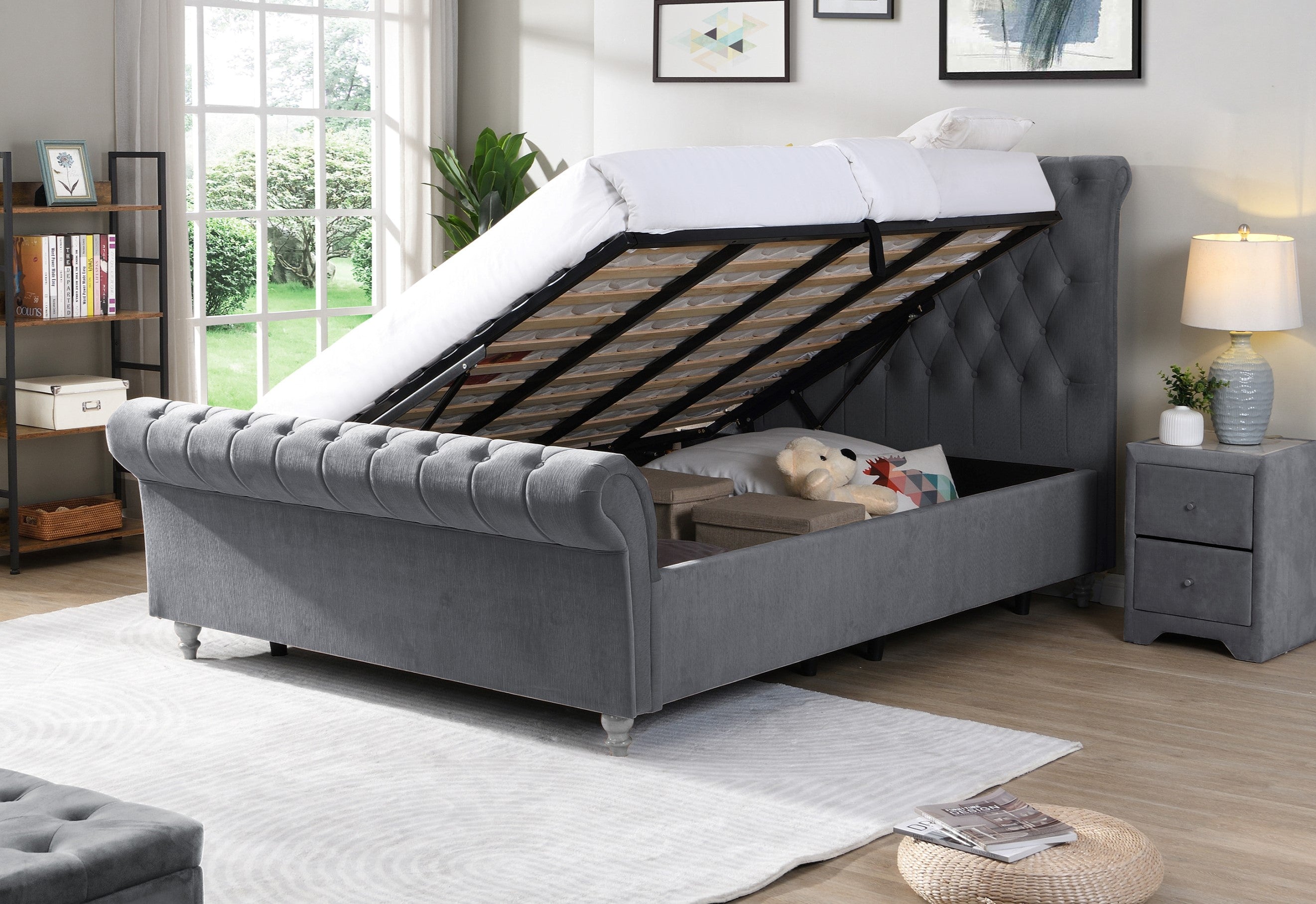 Ottoman Beds Beds with Storage Ottoman Bed Frames Foy and Company