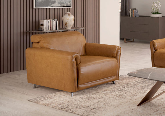 Elegant leather armchair - Your perfect cozy corner.