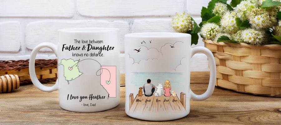 Assorted stylish mugs and glasses arranged as thoughtful gift ideas for any occasion