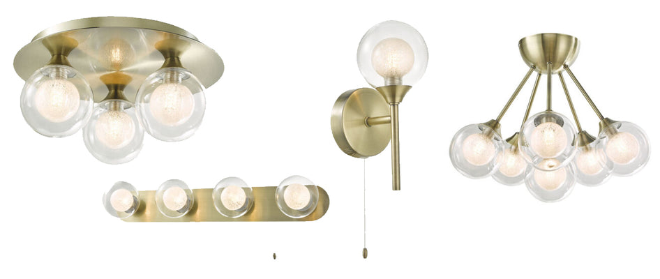 Cerulean Bathroom Lighting - Elegantly Illuminating 