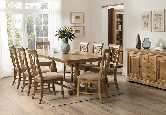Sinfonia Furniture Collection - Solid Oak Craftsmanship for Elegant Living, Dining, and Bedroom Spaces