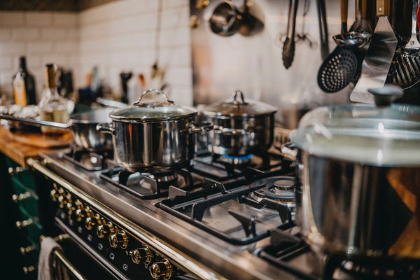 Kitchen and dining essentials including cookware, tableware, glassware and kitchen accessories for modern homes