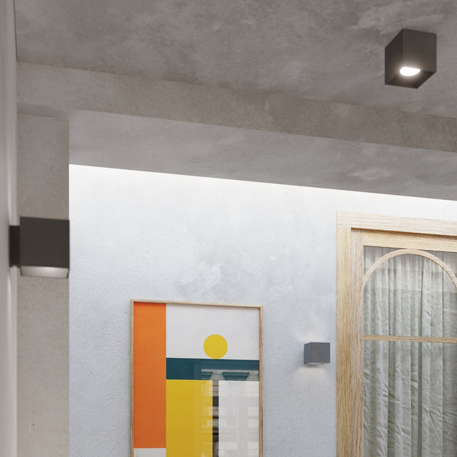 Sollux Lighting Sollux lamp QUAD 1 anthracite