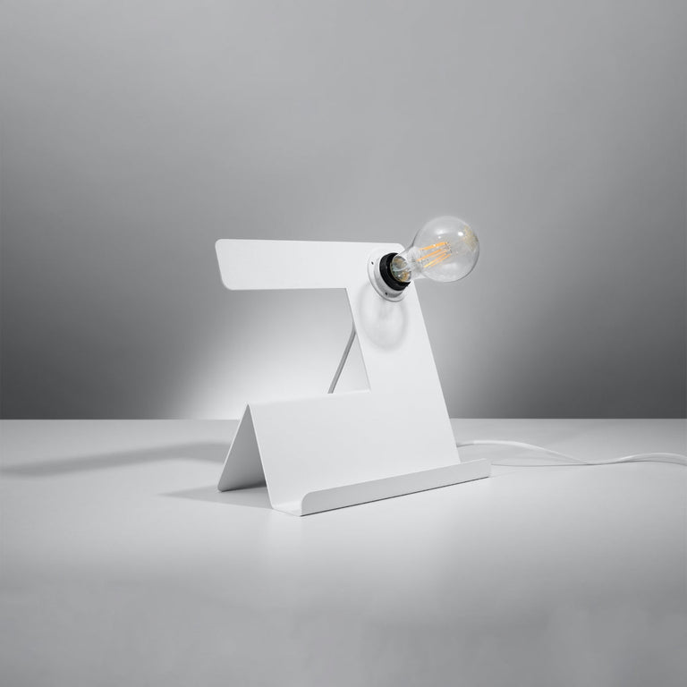 Sollux Lighting Table lamp INCLINE white