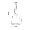 Chandelier GENEVE 50 black