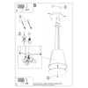 Chandelier GENEVE 50 black
