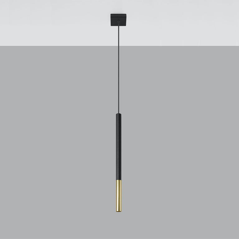 Sollux Lighting Pendant lamp MOZAICA 1 black/golden