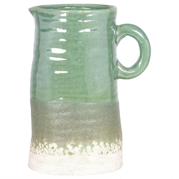 Elevate your table setting with this charming Green Jug, a perfect blend of elegance and functionality