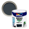 Dulux Weathershield Exterior Satinwood Iron Clad: A sleek and sophisticated gray for enduring outdoor elegance.