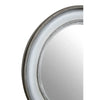 Add a gleaming focal point to your wall with the Silver Glass Round Wall Mirror, a timeless design that effortlessly complements various interior aesthetics.