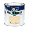 Dulux Weathershield Durrow Cream promotes relaxation, perfect for a contemporary outdoor space.