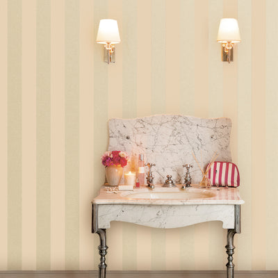 Laura Ashley Wallpaper Lille Pearlescent Stripe Linen