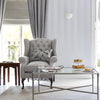 Pearlescent stripe design in grey by Laura Ashley