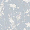 Floral wallpaper Dragonfly Garden Chalk Blue