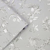 Laura Ashley wallpaper steel grey background