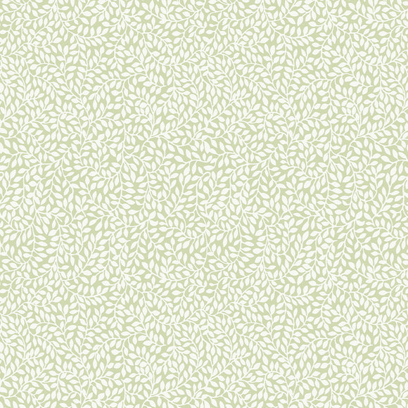 Green botanical wallpaper Little Vines Hedgerow