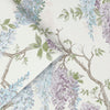 Floral wallpaper Wisteria Garden Pale Iris