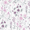 Elegant Laura Ashley Wild Meadow Pale Iris wallpaper