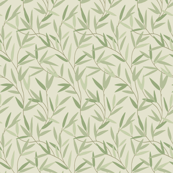 Botanical pattern Laura Ashley Willow Leaf Hedgerow wallpaper