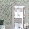 Laura Ashley Eglantine wallpaper with botanical design