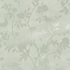 Soft Eau de Nil wallpaper with botanical silhouette design