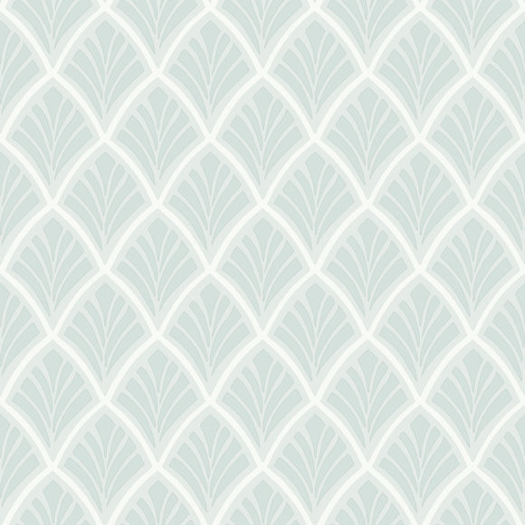 Elegant duck egg wallpaper for glamorous interiors