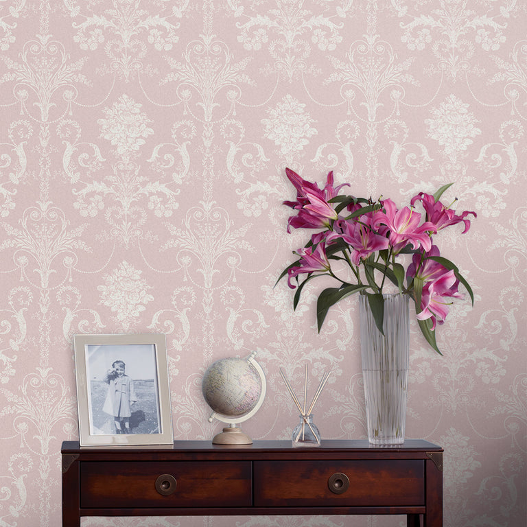 Laura Ashley Wallpaper Josette Amethyst