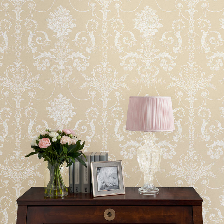 Laura Ashley Wallpaper Josette Linen