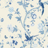 Royal blue chinoiserie wallpaper Summer Palace