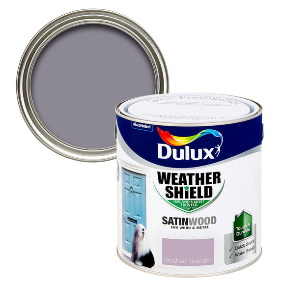  Dulux Weathershield Exterior Satinwood - Brushed Lavender
