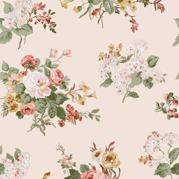 Rosemore Pale Sable Laura Ashley wallpaper