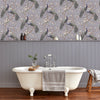 Laura Ashley Wallpaper Belvedere Pale Iris