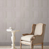 Trendy dove grey wood paneling wallpaper Redbrook