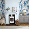 Laura Ashley Wallpaper Stocks Sky Blue