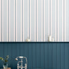 Contemporary blue stripes wallpaper