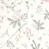 Easy application floral wallpaper with coral pink and white design