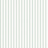 Farmhouse style wallpaper with sage green stripes by Laura Ashley