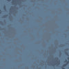 Midnight blue floral wallpaper by Laura Ashley