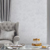 Classic grey wallpaper with picturesque landscape design